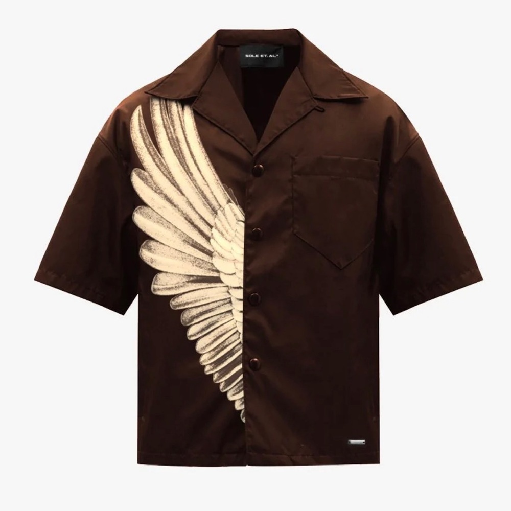 Sole et. Al Caged Civilisation Shirt: Brown